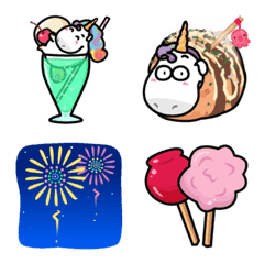 Nijicorn Summer Emoji