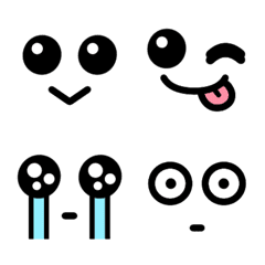Big eyes cute Emoji – LINE Emoji | LINE STORE