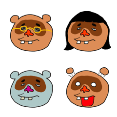 many faces Raccoon