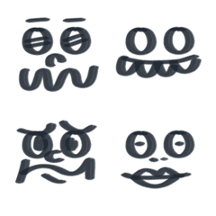 怪怪黑線表情