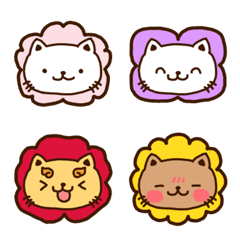 Flower lion_Emoji