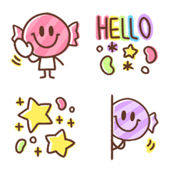 candy smile emoji