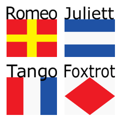 International maritime signal flag Emoji