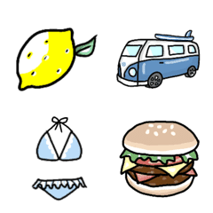 Summer and Hawaii (Emoji)