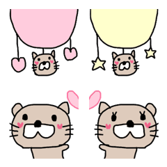 Emoji heart-Otter