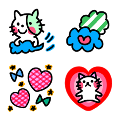 Fashionable and cute Emoji Cat2