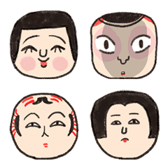 Extending Japanese Kokeshi Emoji