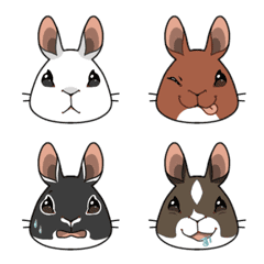 Rabbit's face emoji