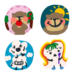 雲朵熊熊小表情