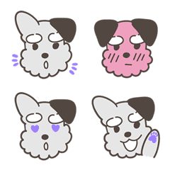 dusty dog emoji
