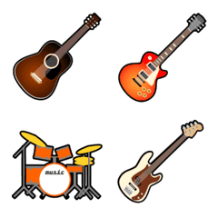 Musical instruments and bands Emoji