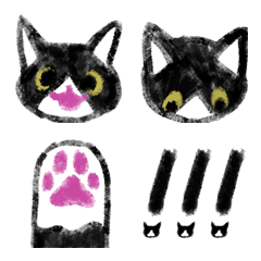 Cat Emoji ( Bicolor cat )