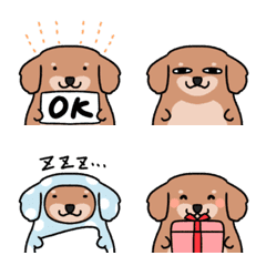 Very cute Dachshund's emoji