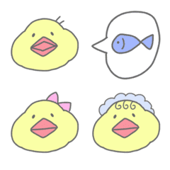 yellow chick "gacha" Emoji