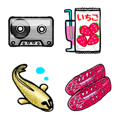 Showa Japan 1980s-1990s Emoji