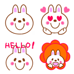 girls rabbits emoji