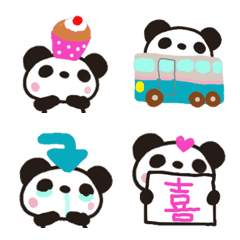 Panda's name is Dampa.Emoji vo.1.