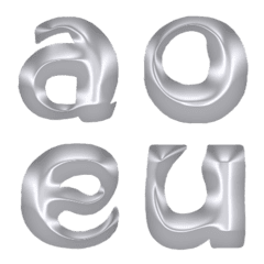 Platinum Gold (A-Z) Emoji