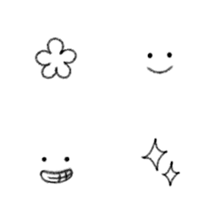 Cute small black Emoji