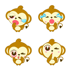 Cutie Monkey Emoji