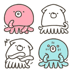 GOOD bear's Squid and Octopus emoji