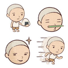 Japanese boy Emoji (easy to use daily)