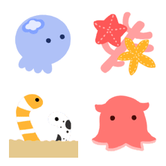 Jellyfish and sea creatures
