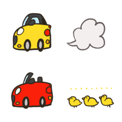 Cute Cars Emoji 2