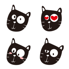  Cat expression sticker