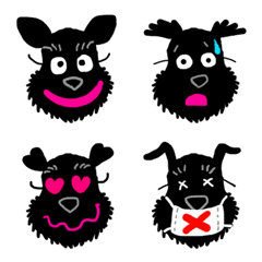 Black-Schnauzer Emoji