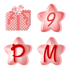 Star (A-Z) Alphabet Emoji Cute