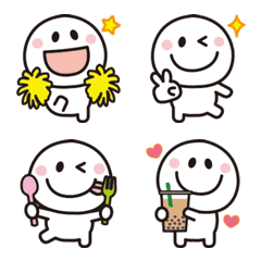 Adult cute simple Emoji (Whole body) – LINE Emoji | LINE STORE