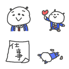Business panda Emoji!!