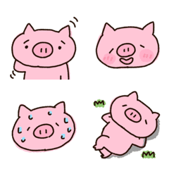 Doodle pig emoji