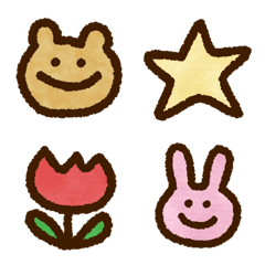 Crayon doodle Emoji