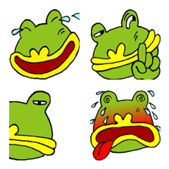 Frog GAMAGAERU Emoji