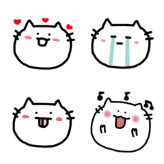 Pretty emoji6 cats version 