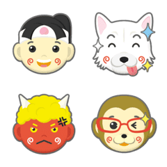 Momotaro Friends Emoji Line Emoji Line Store