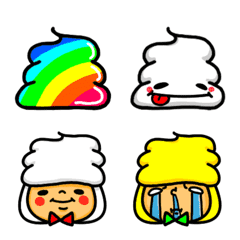 Colorful kids Emoji.