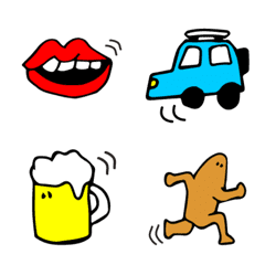 Simple pop emoji