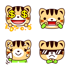 トラ猫の顔 絵文字 Line絵文字 Line Store