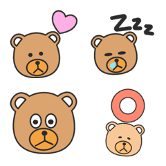 Cute reply bear emoji 