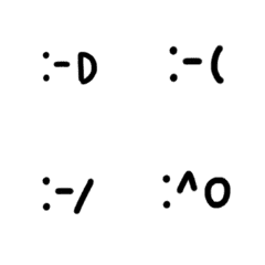 Here are simple emojis