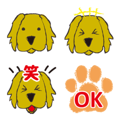 Golden Retriever simple emoji
