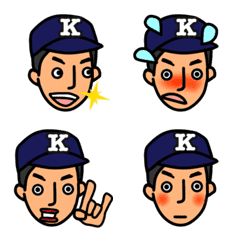 baseball boy Emoji -TEAM-K-