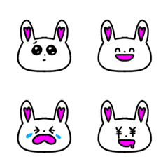 White rabbit stamp