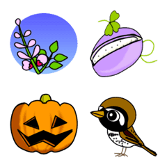 Emoji in Japanese autumn