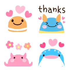 Choko emoji Sea creatures