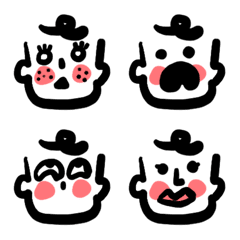 自然捲的搞怪表情包9