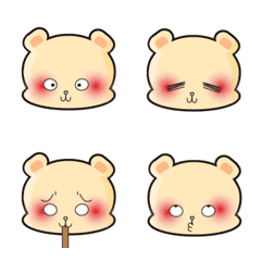 Lazy mouse expression stickers 